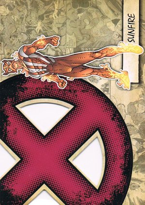 Upper Deck Marvel Beginnings Die Cut X-Men Card X-40 Sunfire