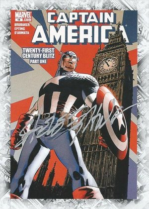 Upper Deck Marvel Beginnings Series II Break Through Autograph Card B-81 Captain America Vol.5 #18