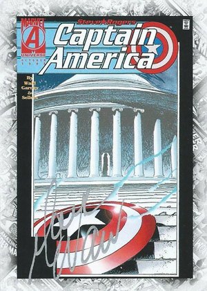 Upper Deck Marvel Beginnings Series II Break Through Autograph Card B-78 Captain America #444