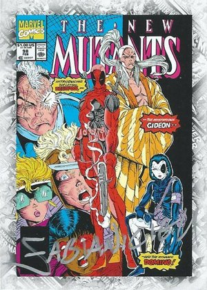 Upper Deck Marvel Beginnings Series II Break Through Autograph Card B-62 New Mutants #98