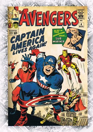 Upper Deck Marvel Beginnings Break Through Card B-3 The Avengers Vol. 1 #4
