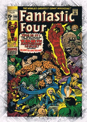 Upper Deck Marvel Beginnings Break Through Card B-20 Fantastic Four Vol. 1 #100