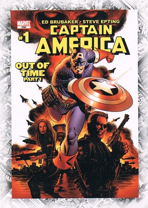 Upper Deck Marvel Beginnings Break Through Card B-37 Captain America Vol. 5 #1