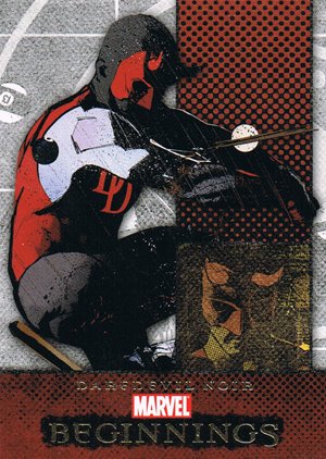 Upper Deck Marvel Beginnings Base Card 71 Daredevil Noir