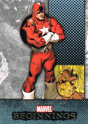 Upper Deck Marvel Beginnings Base Card 76 Red Guardian