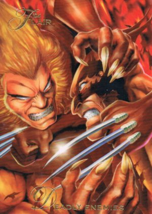 Fleer Marvel Annual Flair '94 Base Card 53 Deadly Enemies