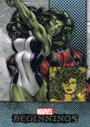 Upper Deck Marvel Beginnings Base Card 121 She-Hulk