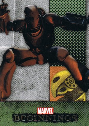 Upper Deck Marvel Beginnings Base Card 171 Iron Man Noir