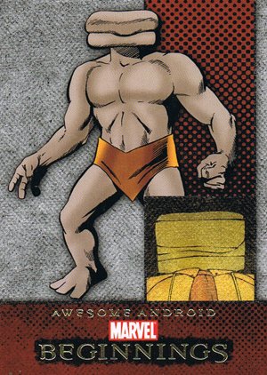 Upper Deck Marvel Beginnings Base Card 176 Awesome Android