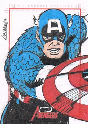 Rittenhouse Archives Marvel Greatest Heroes Sketch Card  Chuck George