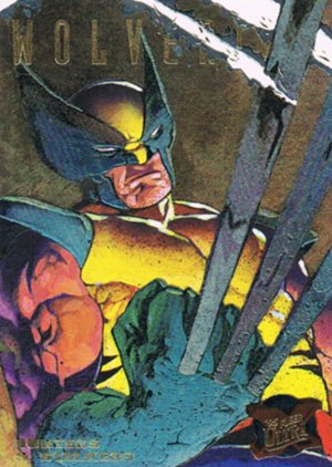 Fleer X-Men '95 Fleer Ultra Hunters & Stalkers Card 7 Wolverine