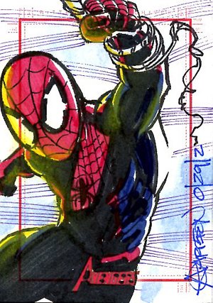 Rittenhouse Archives Marvel Greatest Heroes Sketch Card  Adriano Carreon