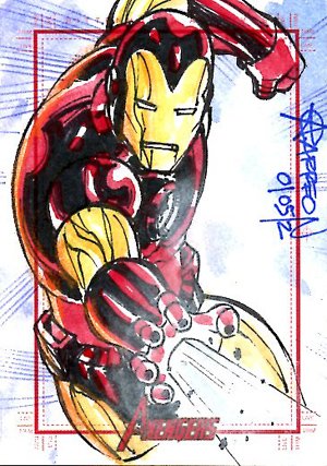 Rittenhouse Archives Marvel Greatest Heroes Sketch Card  Adriano Carreon