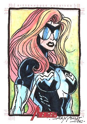 Rittenhouse Archives Marvel Greatest Heroes Sketch Card  Alexandre Magno