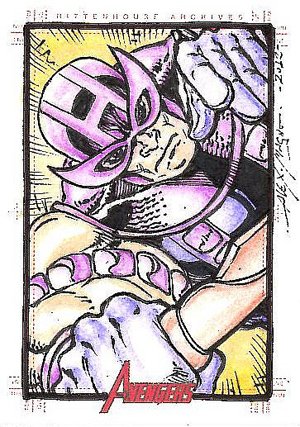 Rittenhouse Archives Marvel Greatest Heroes Sketch Card  Alexandre Magno