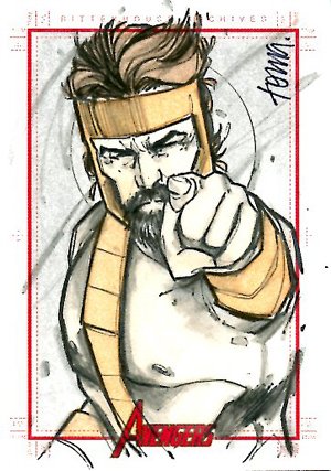 Rittenhouse Archives Marvel Greatest Heroes Sketch Card  Andre Toma