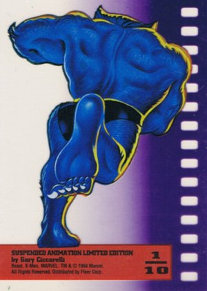 Fleer X-Men '95 Fleer Ultra Suspended Animation Cels 1 Beast