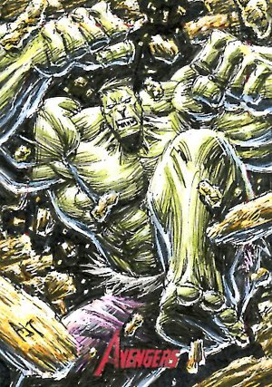 Rittenhouse Archives Marvel Greatest Heroes Sketch Card  Anthony Tan