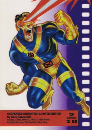 Fleer X-Men '95 Fleer Ultra Suspended Animation Cels 2 Cyclops
