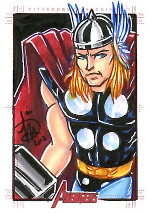 Rittenhouse Archives Marvel Greatest Heroes Sketch Card  Arie Monroe