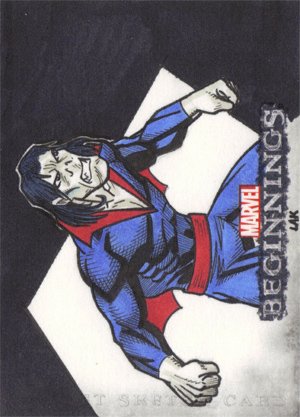 Upper Deck Marvel Beginnings Series II Sketch Card  Lak Lim
