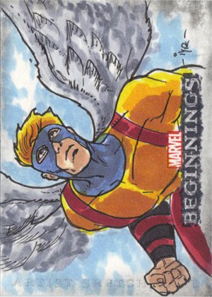 Upper Deck Marvel Beginnings Series II Sketch Card  Ian Roberts