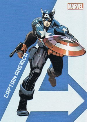 Rittenhouse Archives Marvel Greatest Heroes I Am An Avenger IAM06 Captain America