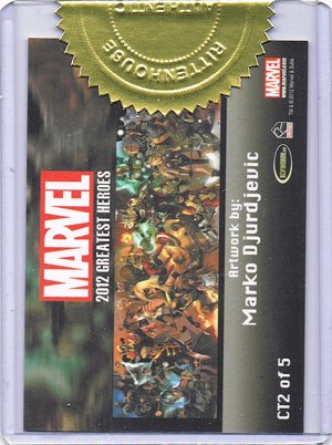 Rittenhouse Archives Marvel Greatest Heroes Case Toppers CT2 The Avengers