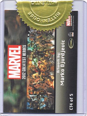 Rittenhouse Archives Marvel Greatest Heroes Case Toppers CT4 The Avengers