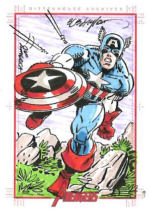 Rittenhouse Archives Marvel Greatest Heroes Sketch Card  Bob Layton