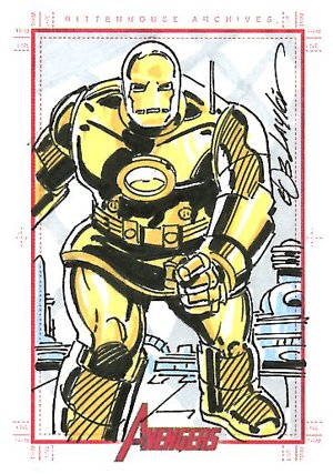 Rittenhouse Archives Marvel Greatest Heroes Sketch Card  Bob Layton