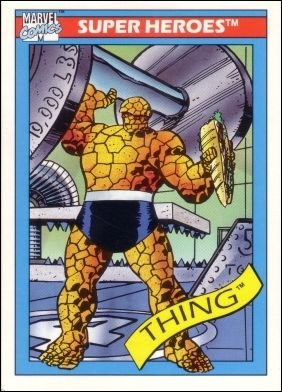 Impel Marvel Universe I Base Card 6 Thing