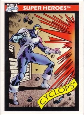 Impel Marvel Universe I Base Card 8 Cyclops