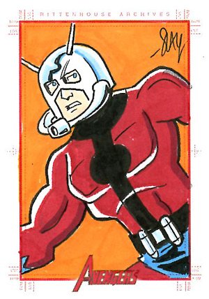 Rittenhouse Archives Marvel Greatest Heroes Sketch Card  Cal Slayton