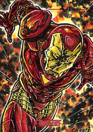 Rittenhouse Archives Marvel Greatest Heroes Sketch Card  Chris Bradberry