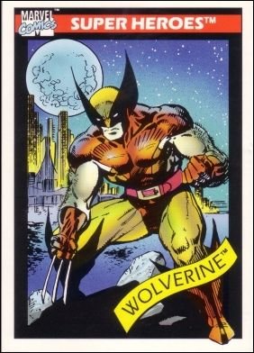 Impel Marvel Universe I Base Card 10 Wolverine