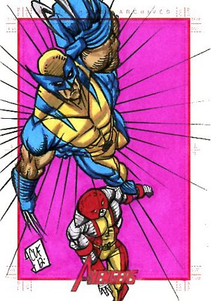Rittenhouse Archives Marvel Greatest Heroes Sketch Card  Chris Foreman
