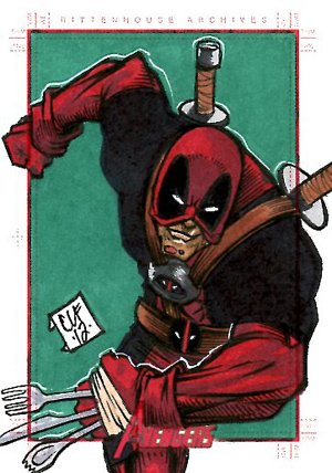 Rittenhouse Archives Marvel Greatest Heroes Sketch Card  Chris Foreman