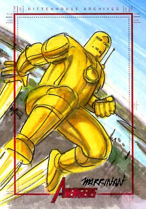 Rittenhouse Archives Marvel Greatest Heroes Sketch Card  Chris Marrinan
