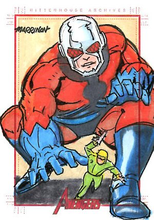 Rittenhouse Archives Marvel Greatest Heroes Sketch Card  Chris Marrinan