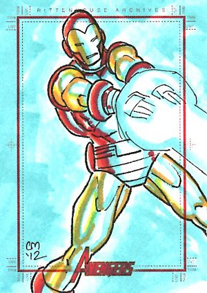 Rittenhouse Archives Marvel Greatest Heroes Sketch Card  Chris Moreno