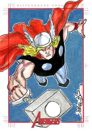 Rittenhouse Archives Marvel Greatest Heroes Sketch Card  Daniel HDR
