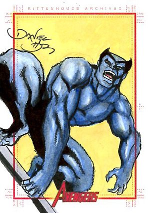 Rittenhouse Archives Marvel Greatest Heroes Sketch Card  Daniel HDR