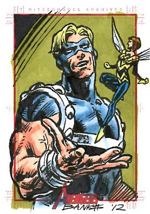 Rittenhouse Archives Marvel Greatest Heroes Sketch Card  Darryl Banks