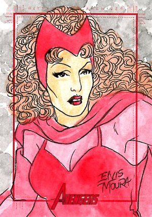 Rittenhouse Archives Marvel Greatest Heroes Sketch Card  Elvis Moura
