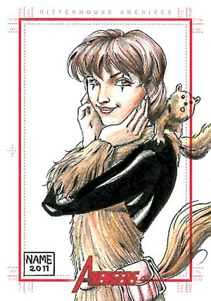 Rittenhouse Archives Marvel Greatest Heroes Sketch Card  Eman Casallos