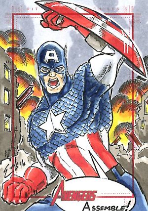 Rittenhouse Archives Marvel Greatest Heroes Sketch Card  Eric McConnell