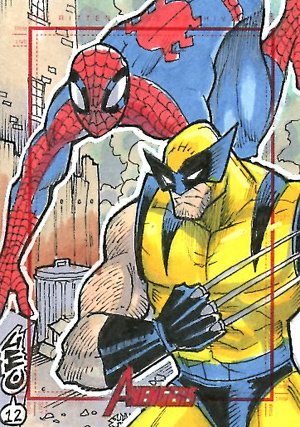 Rittenhouse Archives Marvel Greatest Heroes Sketch Card  George Davis