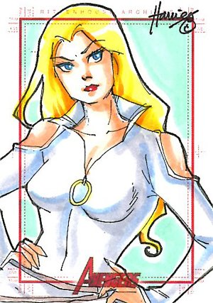 Rittenhouse Archives Marvel Greatest Heroes Sketch Card  Hanie Mohd