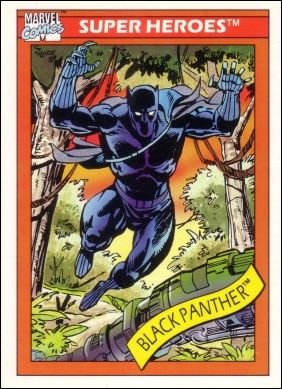 Impel Marvel Universe I Base Card 20 Black Panther